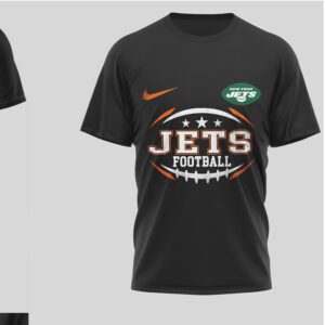 New York Jets Football Graphic Tee Vintage Harley Davidson Style Skull Biker T Shirt