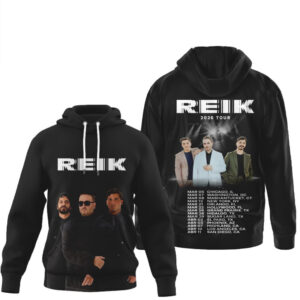 Reik 2026 World Tour Dates Official Band Portrait Graphic T Shirt