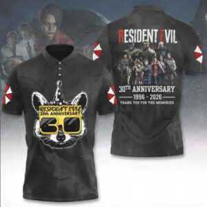 Resident Evil 30th Anniversary 1996 2026 Gaming tshirt
