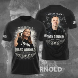 Rest In Peace Brad Arnold 1978 2026 3 Doors Down Tribute Memorial Hoodie Rest In Peace Brad Arnold 1978 2026 3 Doors Down Tribute Memorial Hoodie