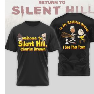 Return To Silent Hill Charlie Brown Peanuts Mashup Restless Dream Vintage Graphic Tee Return To Silent Hill Charlie Brown Peanuts Mashup Restless Dream Vintage Graphic Tee