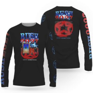 Rush 2027 Fifty Something Anniversary Tour Lightning Design Hoodie