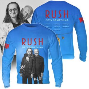 Rush Band Fifty Something Anniversary Tour 2026 Geddy Lee Alex Lifeson Shirt