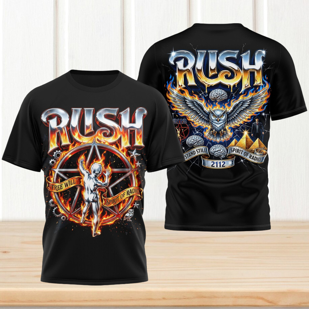 Rush Band Spirit of Radio 2112 Prog Rock tshirt Rush Band Spirit of Radio 2112 Prog Rock tshirt