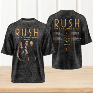 Rush Fifty Something 2027 World Tour Vintage Wash Concert Shirt Retro Band Shirt Rush Fifty Something 2027 World Tour Vintage Wash Concert Shirt Retro Band Shirt