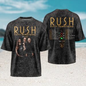 Rush Fifty Something 2027 World Tour Vintage Wash Concert Shirt Retro Band Shirt