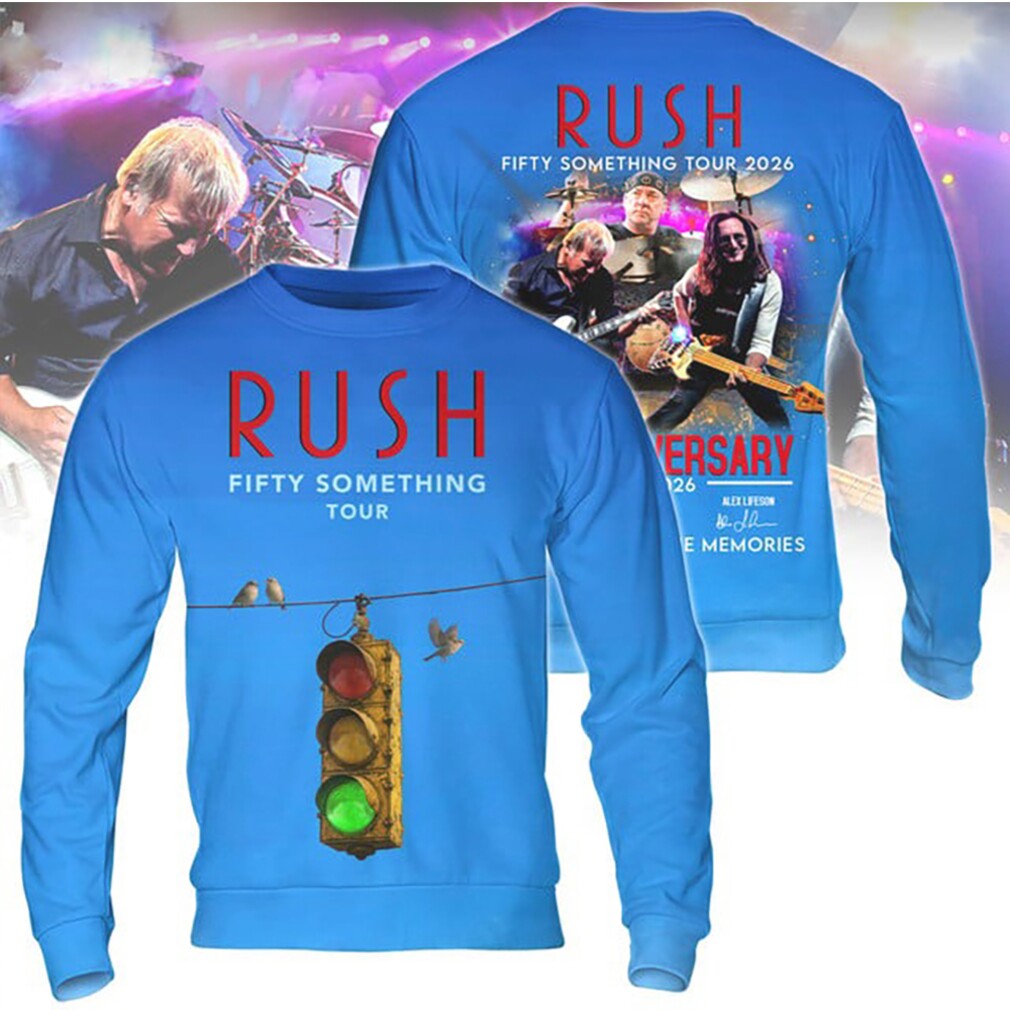 Rush Fifty Something 58th Anniversary 1968 2026 Thank You For The Memories Shirt Rush Fifty Something 58th Anniversary 1968 2026 Thank You For The Memories Shirt