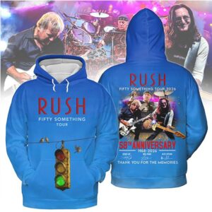 Rush Fifty Something 58th Anniversary 1968 2026 Thank You For The Memories Shirt