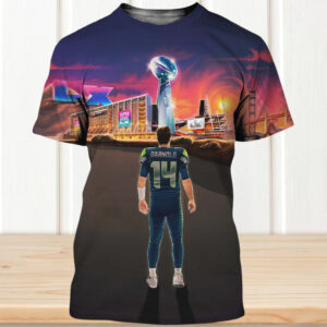 Sam Darnold Seattle Seahawks Super Bowl LX Stadium Road T Shirt Sam Darnold Seattle Seahawks Super Bowl LX Stadium Road T Shirt