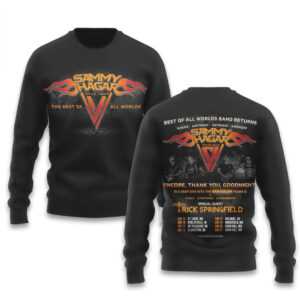 Sammy Hagar Best Of All Worlds 2024 Tour Rick Springfield Concert Hoodie