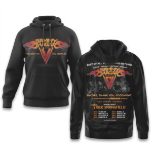 Sammy Hagar Best Of All Worlds Tour Rick Springfield Guest Star tshirt Sammy Hagar Best Of All Worlds Tour Rick Springfield Guest Star tshirt