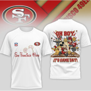 San Francisco 49ers Mickey Mouse Disney Game Day Red Vintage Football Fan Shirt San Francisco 49ers Mickey Mouse Disney Game Day Red Vintage Football Fan Shirt