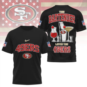 San Francisco 49ers This Bartender Loves The 49ers Vintage NFL Sport Fan T Shirt