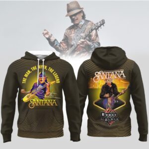 Santana The Man The Myth The Legend House Of Blues Concert Hoodie