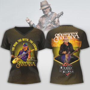 Santana The Man The Myth The Legend House Of Blues Concert Hoodie