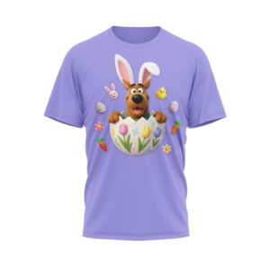 Scooby Doo Zoinks It’s Easter Time Purple For Mystery Machine Fans T Shirt