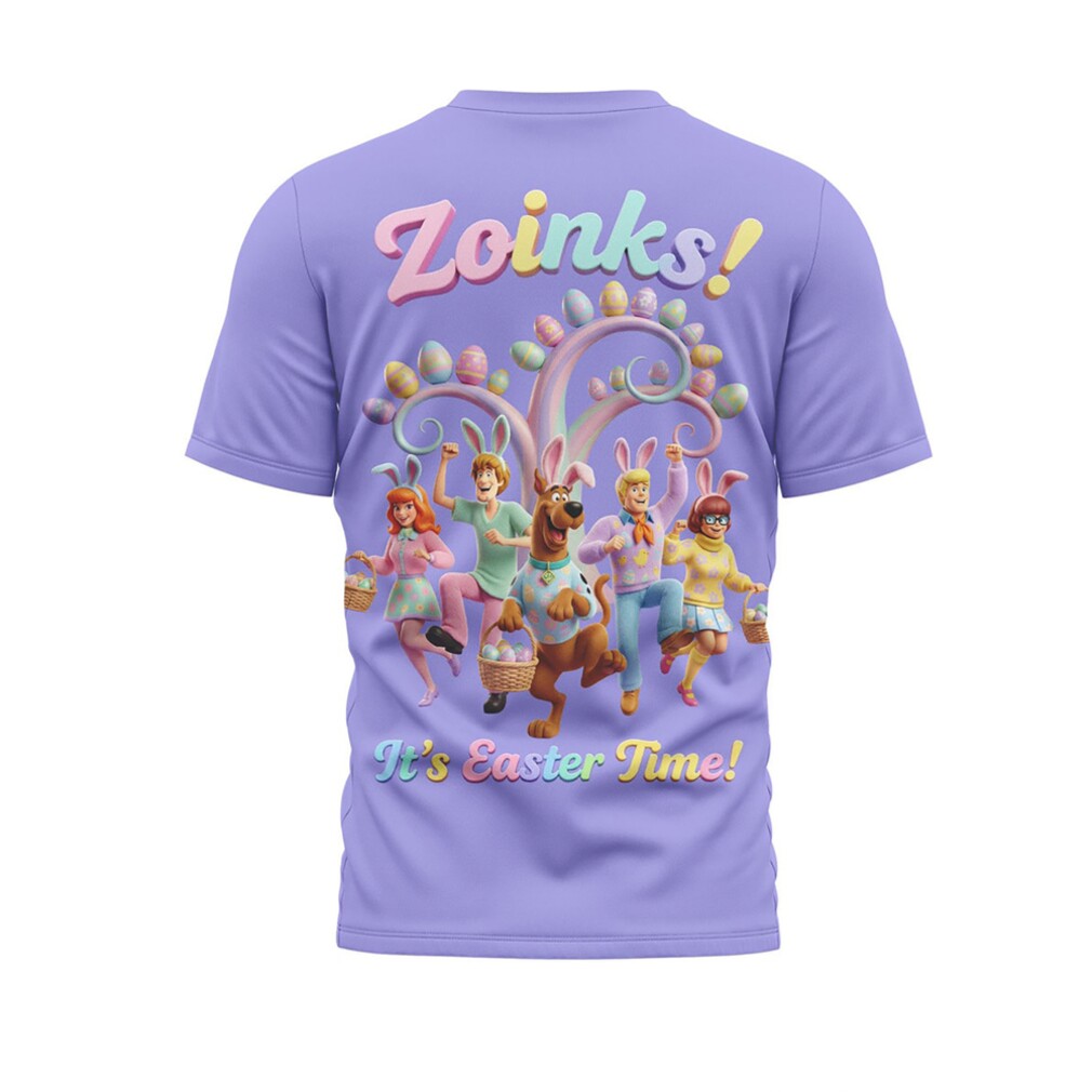 Scooby Doo Zoinks It’s Easter Time Purple For Mystery Machine Fans T Shirt Scooby Doo Zoinks It’s Easter Time Purple For Mystery Machine Fans T Shirt