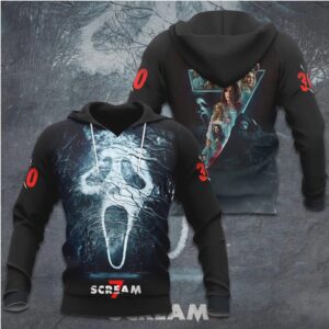 Scream 30th Anniversary Ghostface Forest Horror Movie Kill Tour Fan Hoodie Scream 30th Anniversary Ghostface Forest Horror Movie Kill Tour Fan Hoodie