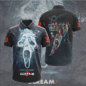 Scream 30th Anniversary Ghostface Forest Horror Movie Kill Tour Fan Hoodie