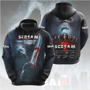 Scream 7 Bloody Knife Ghostface Horror Slasher Movie Fan Hoodie Scream 7 Bloody Knife Ghostface Horror Slasher Movie Fan Hoodie