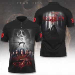 Scream 7 Final Girl Cast Poster Horror Movie Mystery Thriller Graphic Hoodie