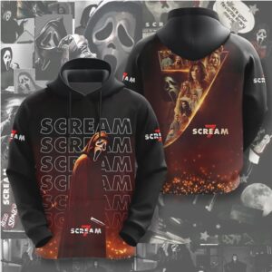 Scream 7 Ghostface Slasher Movie Fan Hoodie Scream 7 Ghostface Slasher Movie Fan Hoodie