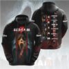 Scream 7 Ghostface Burnt Down Horror Vintage Movie Poster Hoodie Scream 7 Ghostface Burnt Down Horror Vintage Movie Poster Hoodie