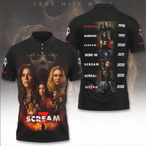 Scream 7 Horror Movie Franchise History All Movies Release Dates Hoodie