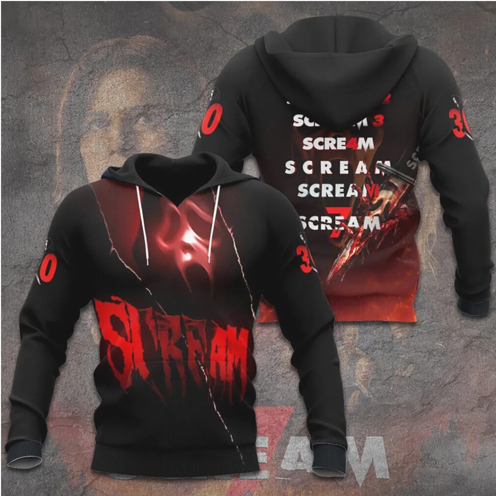 Scream Franchise Legacy Collection Horror Movie Anniversary Graphic Hoodie Scream Franchise Legacy Collection Horror Movie Anniversary Graphic Hoodie