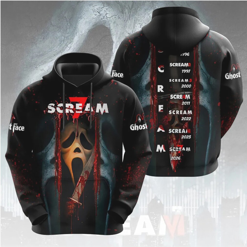 Scream Movie Timeline Ghostface Graphic Vintage Slasher Horror Film Fan Hoodie Scream Movie Timeline Ghostface Graphic Vintage Slasher Horror Film Fan Hoodie
