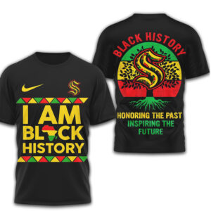 Seattle Kraken Black History Month African Heritage Roots Vintage Style Graphic Shirt Seattle Kraken Black History Month African Heritage Roots Vintage Style Graphic Shirt