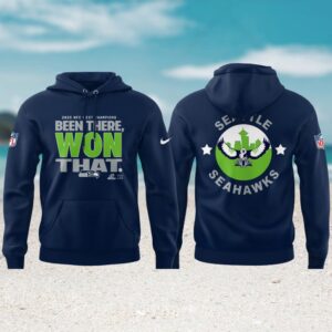 Seattle Seahawks 2025 NFC West Champions Been There Won That Navy Hoodie