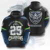 Seattle Seahawks Super Bowl LIX Champions 2026 Roster Name Wordmark Hoodie Seattle Seahawks Super Bowl LIX Champions 2026 Roster Name Wordmark Hoodie
