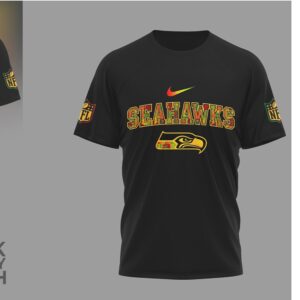 Seattle Seahawks Black History Month Century of Power Lifetime of Pride T Shirt