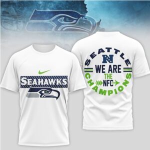 Seattle Seahawks NFC Champions NFL Football Seattle We Are The Champions tshirt