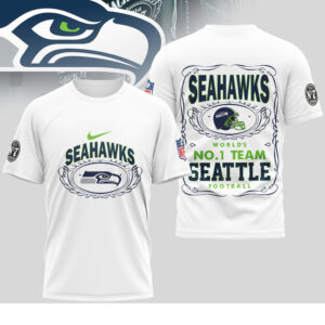 Seattle Seahawks No 1 Team Jack Daniels Whiskey Label Style Football Fan T Shirt Seattle Seahawks No 1 Team Jack Daniels Whiskey Label Style Football Fan T Shirt