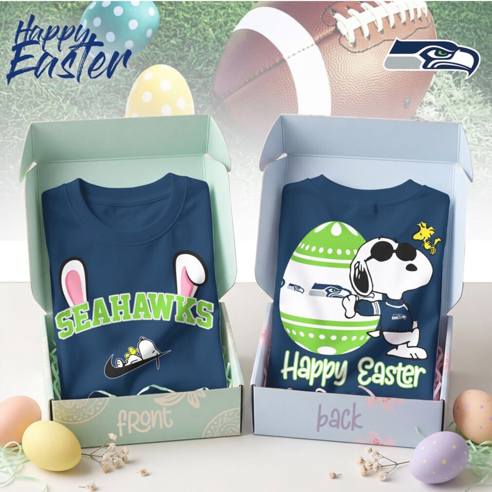 Seattle Seahawks Snoopy Happy Easter Egg Hunt Nike Logo Navy Football Shirt Seattle Seahawks Snoopy Happy Easter Egg Hunt Nike Logo Navy Football Shirt