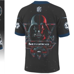Seattle Seahawks Star Wars Night Darth Vader Fan Jersey Seattle Seahawks Star Wars Night Darth Vader Fan Jersey