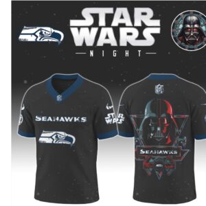 Seattle Seahawks Star Wars Night Darth Vader Fan Jersey