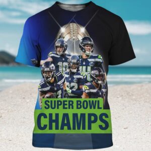 Seattle Seahawks Super Bowl Champs 50th Anniversary Shirt