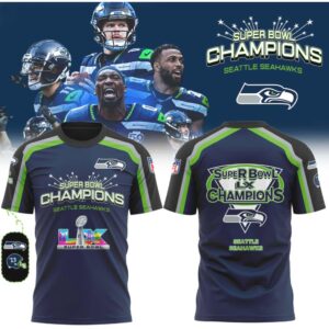 Seattle Seahawks Super Bowl LX Champions 2026 Neon Green Graphic Fan Hoodie Seattle Seahawks Super Bowl LX Champions 2026 Neon Green Graphic Fan Hoodie