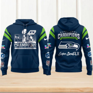 Seattle Seahawks Super Bowl LX Champions Congrats Seattle Seahawks Hoodie