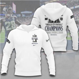 Seattle Seahawks Super Bowl LX Champions Football Hoodie Seattle Seahawks Super Bowl LX Champions Football Hoodie