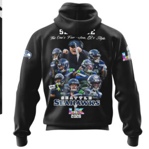 Seattle Seahawks Super Bowl LX Champions Team Celebration Roster Hoodie