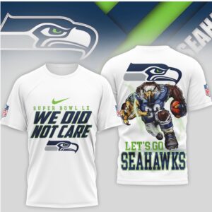 Seattle Seahawks Super Bowl LX We Did Not Care Eagle Football Graphic Shirt Seattle Seahawks Super Bowl LX We Did Not Care Eagle Football Graphic Shirt