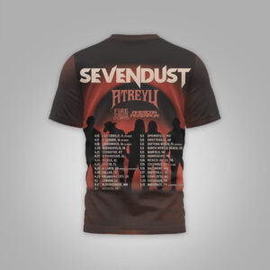 Sevendust Atreyu Fire From The Gods 2026 Concert Tour Dates Band Graphic Tee