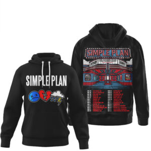 Simple Plan The Bigger Than You Think Tour 2024 Emo Pop Punk Hoodie