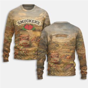 Smucker's 129th Anniversary 1897 2026 Vintage Country Farm All Over Print T Shirt