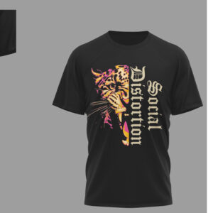 Social Distortion Jaguar Logo 2026 North American Tour T Shirt