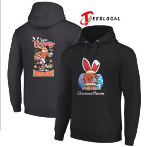 Some Bunny Loves The Cleveland Browns Easter Football Fan Gift Apparel Collection T Shirt